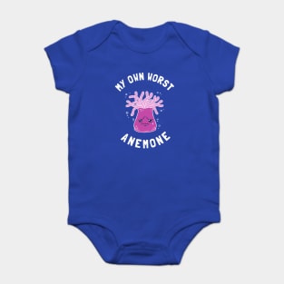 My Own Worst Anemone Baby Bodysuit